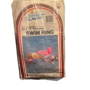 Vintage Intex The Wet Set‎ 24" Swim Ring 1988